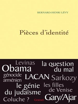 cover image of Pièces d'identité